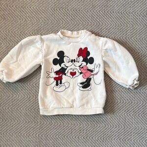 H&M x Disney minnie and mickey Sweatshirt